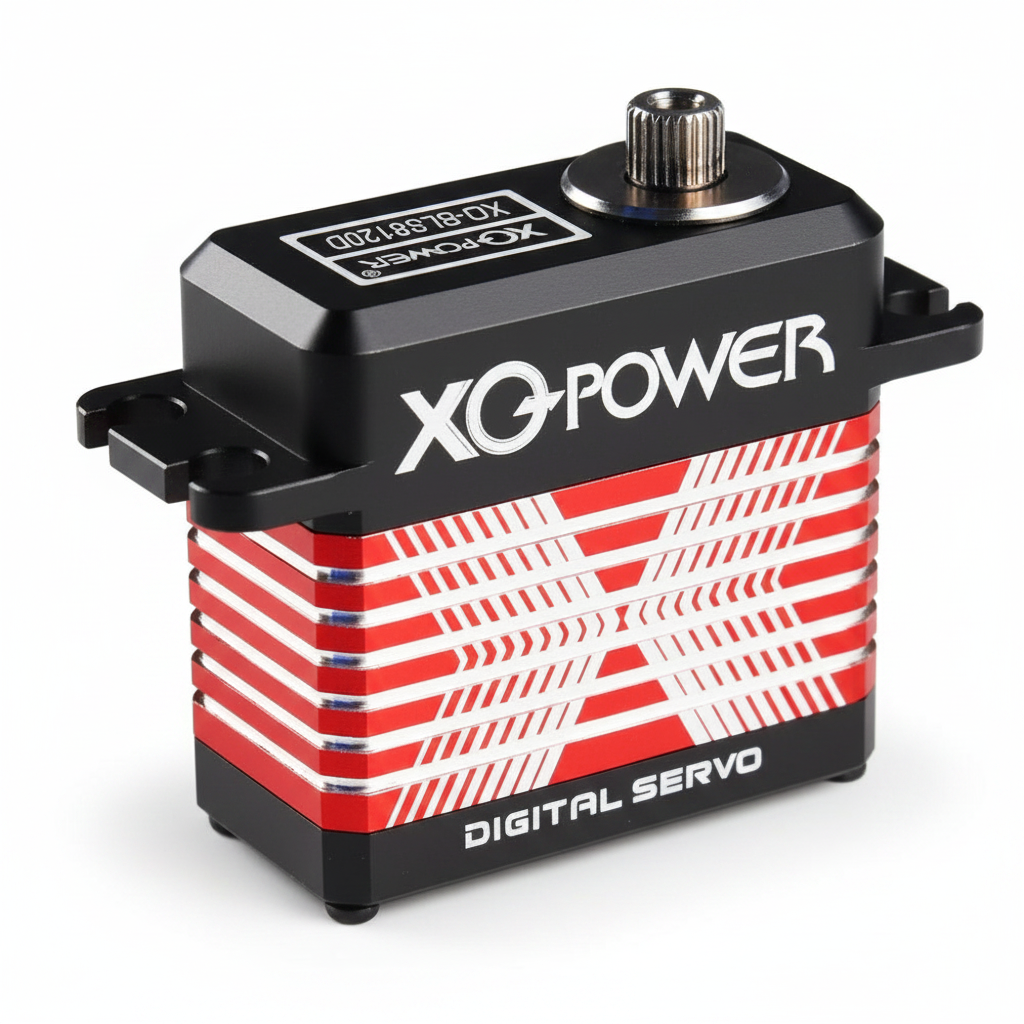 XQ Power BLS8125D High Speed Brushless Servo 18-25KG – Studio Produktfoto